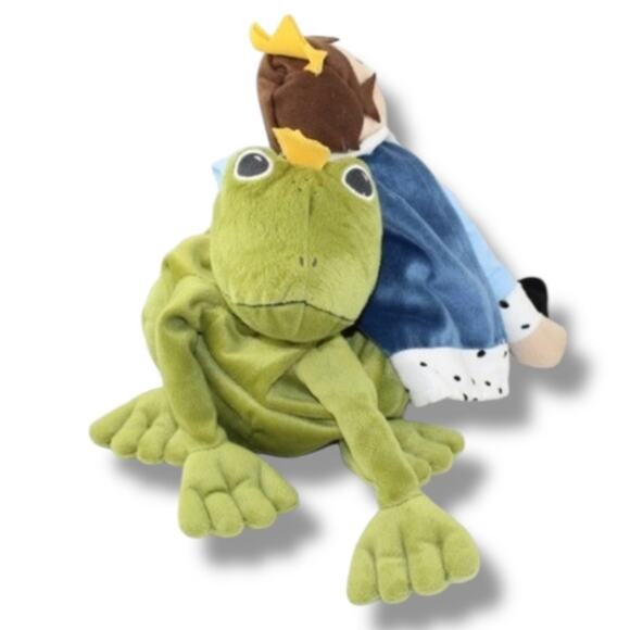 Ikea Kvack Frog & Prince Plush 2 in 1 Reversible Flip Nursery Decor Shower Gift - Picture 2 of 9